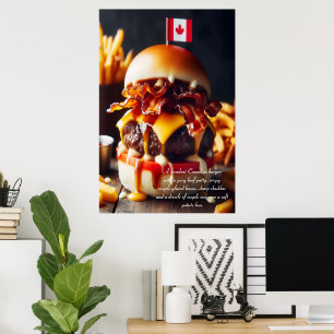 メイプルリーフMunchies:カナダクラシック24x36 ポスター