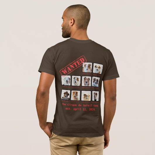 メイヘムグレーTシャツの怪物 Tシャツ (裏面フル)