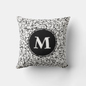 メイヘモノグラムのム クッション (裏面)