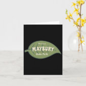 メイベリー州パークミシガン紅葉バケーション カード (黄色い花)