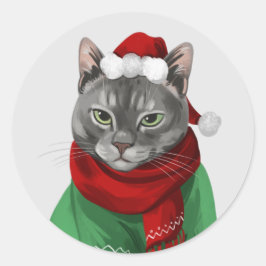 メイベルジョーンズのクリスマスカード封筒用シール ラウンドシール