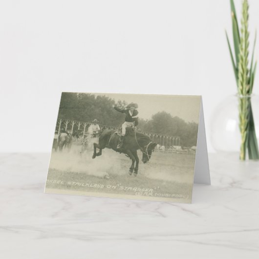 メイベル・ストリックランドは知らない人だ。 カード (正面)