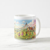 メイポール牧草地の幻想的なお祝いマグ コーヒーマグカップ (正面右)