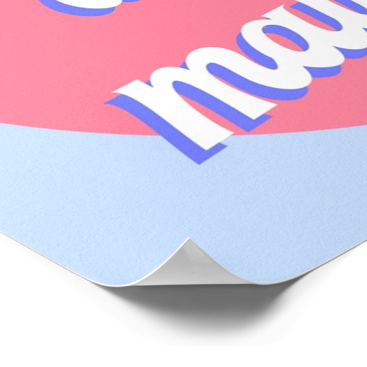 メイポール赤と青のゲイ王室の ポスター (角)