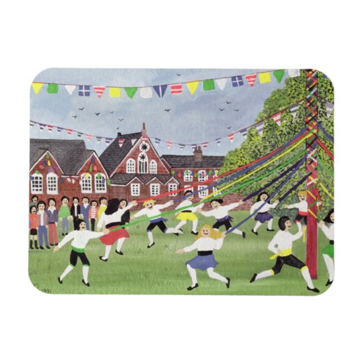 メイポール踊り1991 マグネット (横)