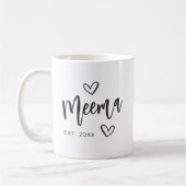 メイマ年間おばあちゃん設立 コーヒーマグカップ (左)