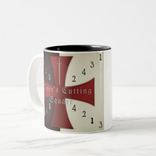 メイヤースクエアコーヒーマグ ツートーンマグカップ (正面左)