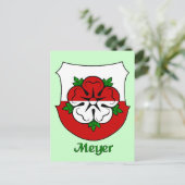 メイヤーファミリーシールドポストカード ポストカード (スタンド正面)