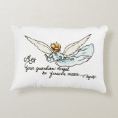 メイユアガーディアンエンジェルビニア祈りの言葉スケッチ  アクセントクッション (裏面)