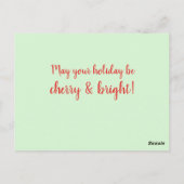 メイユアホリデーベーさくらんぼ&ブライト ポストカード (裏面)