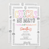 メイヨーフィエスタ シエスタ テキーラ プレ花嫁パーティー 招待状 (正面/裏面)