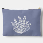 メイリリーオブザバレーブーケフローラ名前をカスタムする アクセサリーポーチ (裏面)