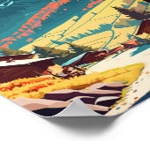 メイローフェンオーストリアヴィンテージ旅行イラストレーション ポスター (角)