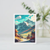 メイローフェンオーストリアヴィンテージ旅行イラストレーション ポストカード (スタンド正面)