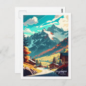 メイローフェンオーストリアヴィンテージ旅行イラストレーション ポストカード (正面/裏面)