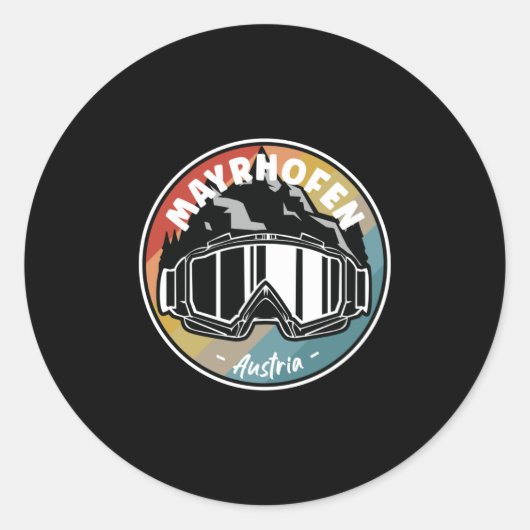 メイローフェン・オーストリアでスキー ラウンドシール (正面)