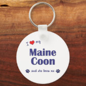 メインのあらいぐまが大好き キーホルダー (正面)