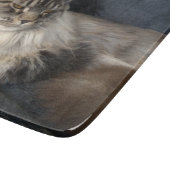 メインのあらいぐま猫 カッティングボード (角)