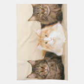 メインのあらいぐま猫 キッチンタオル (縦)