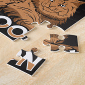 メインのあらいぐま猫 ジグソーパズル (側面)