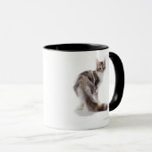 メインのあらいぐま猫 マグカップ (正面右)