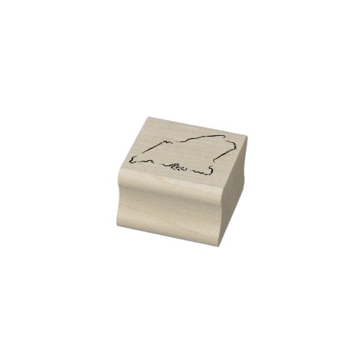 メインのアウトラインゴム印 ラバースタンプ (スタンプ)