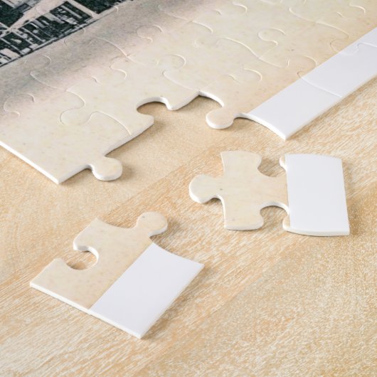 メインのセントサグハーバー、ロングアイランド、ニューヨークヴィンテージポスト ジグソーパズル (側面)