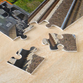 メインのディーゼル機関車。 ジグソーパズル (側面)