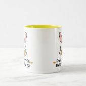 メインのバニーは私を愛します ツートーンマグカップ (中央)