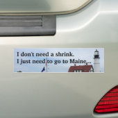 メインのバンパーステッカーに行って下さい。 メインを恋しく思うこと バンパーステッカー (車上)