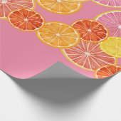 メインのパートナーのための華やかなブライダルシャワー ラッピングペーパー (角)