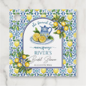 メインのパートナーを見つけた ブライダルシャワーのお知らせ フェイバータグ (正面)