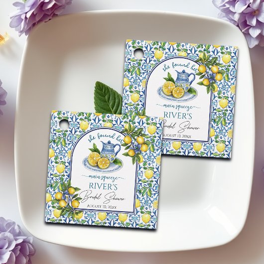 メインのパートナーを見つけた ブライダルシャワーのお知らせ フェイバータグ