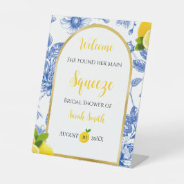 メインのパートナーを見つけた ブライダルシャワーのウェルカム 台座サイン