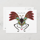 メインのブラックフライ ポストカード (正面/裏面)