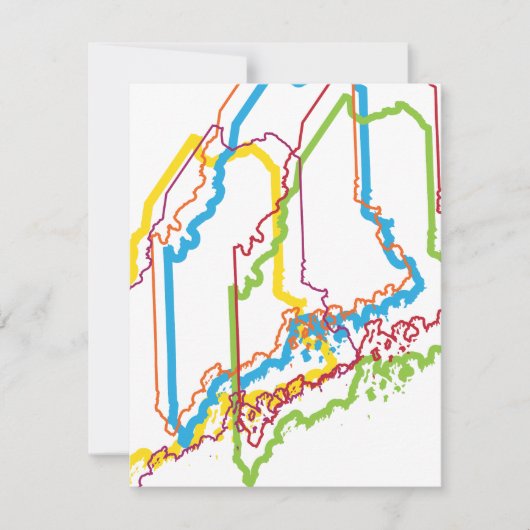 メインのプライドのぼやけ 招待状 (正面)