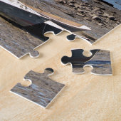 メインのボート水写真 ジグソーパズル (側面)