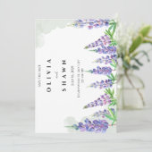 メインのルピンウェディングザデイト招待状 セーブザデート (スタンド正面)