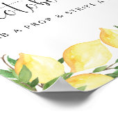 メインのレモン写真撮影看板 ポスター (角)