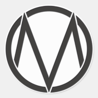 メインのロゴシール ラウンドシール