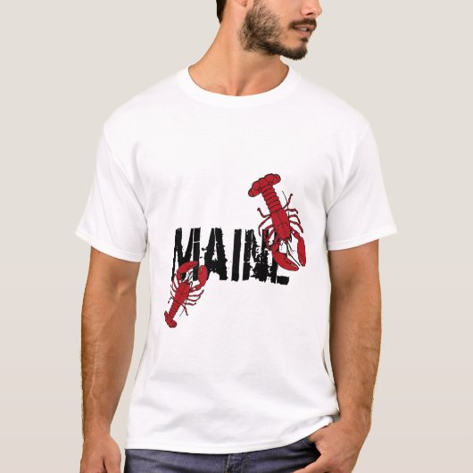 メインのロブスター Tシャツ (正面)