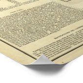 メインの地図 ポスター (角)