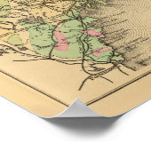 メインの地質図 ポスター (角)