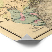 メインの地質図 ポスター (角)