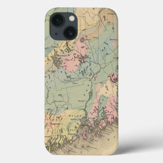 メインの地質図 Case-Mate iPhoneケース (裏面)