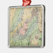 メインの地質地図 メタルオーナメント (左)