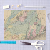 メインの地質地図 薄葉紙 (クラフト)