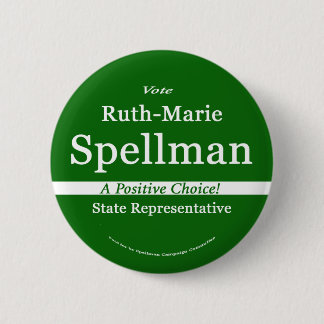 メインの州の代表のためのルースSpellman 缶バッジ