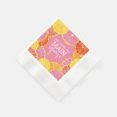 メインの恋人が見つかった！ ブライダルシャワー 縁ありカクテルナプキン (角)