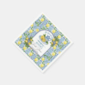 メインの恋人を見つけた ブライダルシャワー スタンダードカクテルナプキン (角)